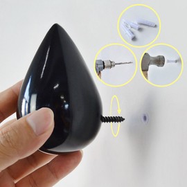 E Support™ - Ganchos para colgar abrigos, decoraciones modernas y sencillas, Dorado, Large, 1