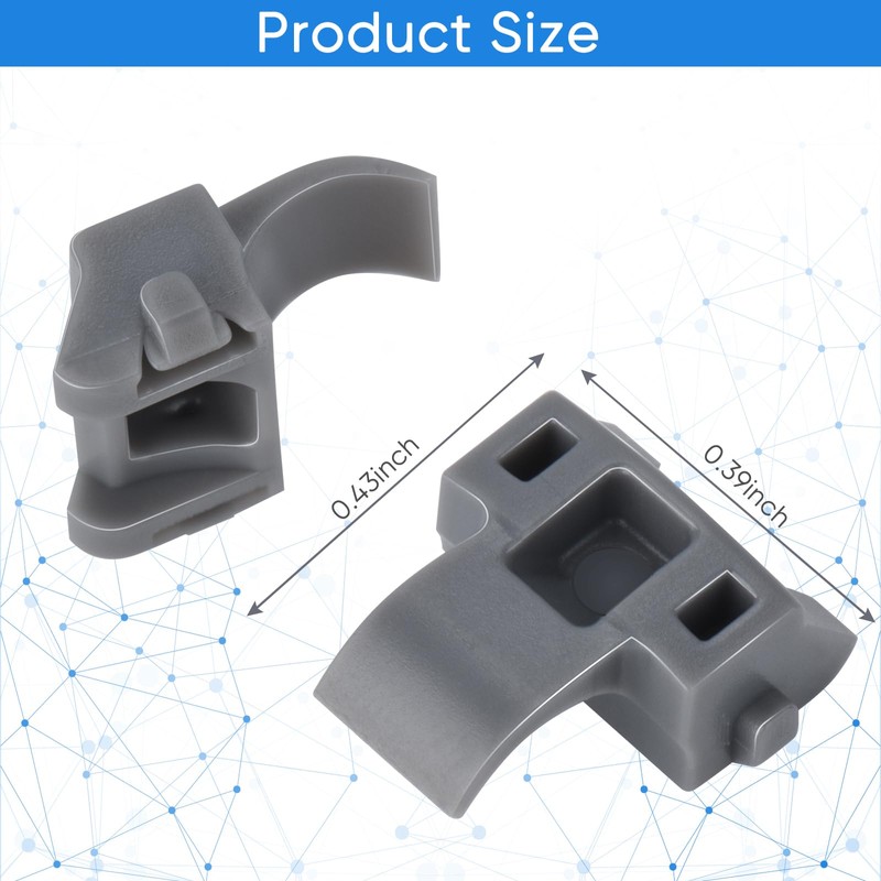 45pcs Door Hinge shims Cabinet Restrictor Clips, 86 Degree Angle