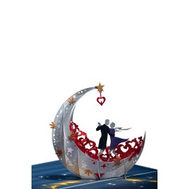 3D Anniversary Valentines Day Card for Couple,Girlfriend,Boyfriend