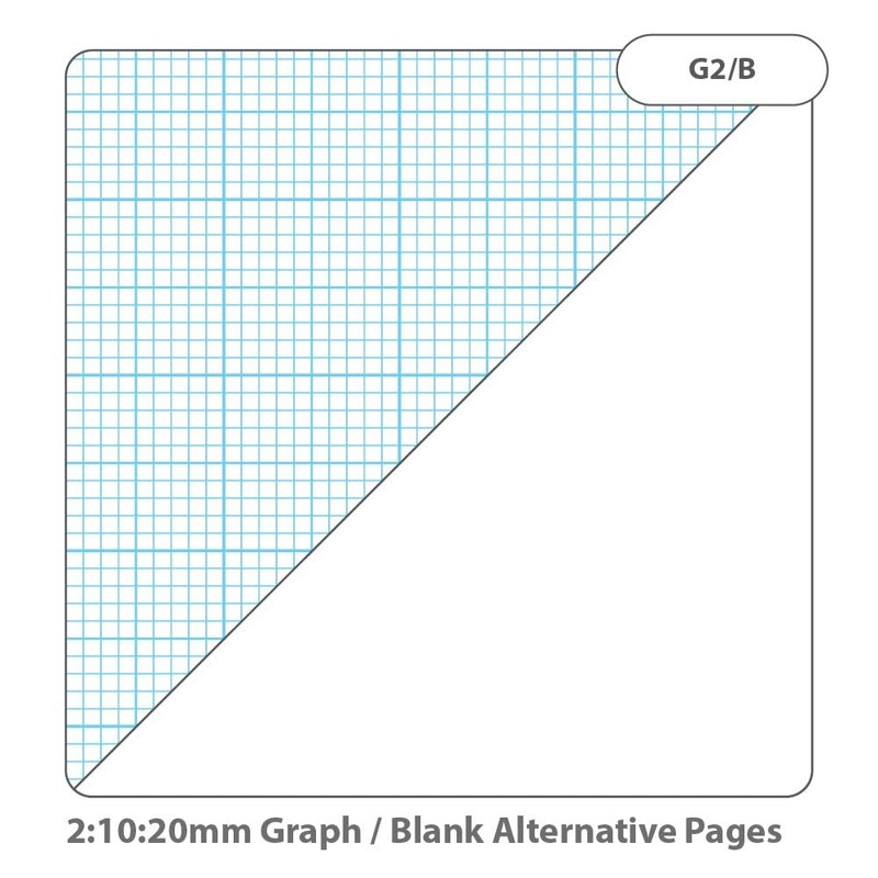 Rhino Graph Paper A4 Pad, 100 Page / 2:10:20mm Ruling,