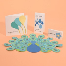 Vaessen Creative Craft Paper Punch - Drop - 3,3 x 5,1 cm - Circle Cutter for Crafting and Card Making, white/pink