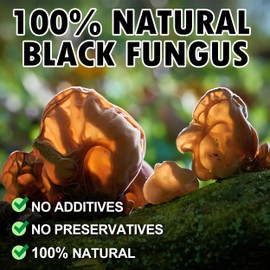 5.29oz Dried Black Fungus – Premium Wood Ear Mushrooms, All-Natural, Vegan, Gluten-Free, Non-GMO – Ideal for Asian Cuisine, Stir-Fries, Soups, Salads, Cold Dishes