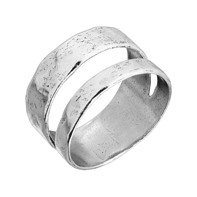 Silpada 'Double Spaced' Two Bar Ring in Sterling Silver, not