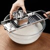 WinGluge Spätzle Slicer, Stainless Steel, Spaetzle Press with Dough Sledge,