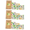Beavorty 3sets Beeswax Food Wraps Reusable Packing Cloth Large Beeswax