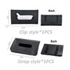 2 Pieces Of Car Tissue Box, Car Tissue Box Bracket,