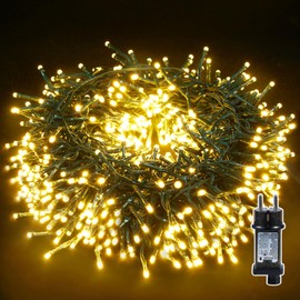 BUICXJKZ Fairy Lights Outdoor 30 m + 3 m 300 LEDs Christmas Lighting Indoor with Timer, 8 Modes IP44 Waterproof Fairy Lights for Outdoor & Indoor Christmas Tree Home Garden Christmas Wedding Party