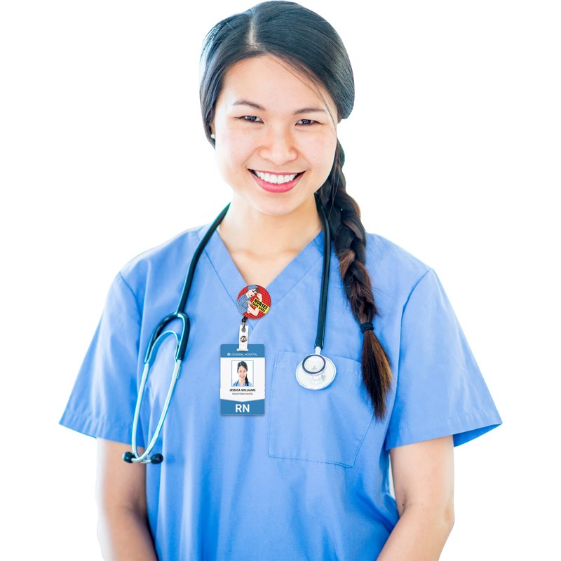 Nurses Save Lives Retractable Badge Reel