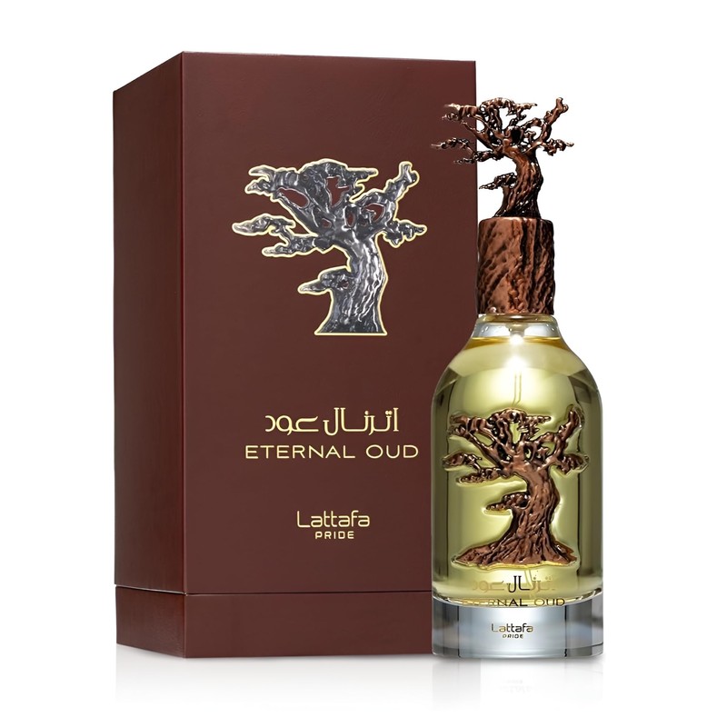 Lattafa Eternal Oud Eau De Parfum Spray, 3,4 Ounce (Unisex)