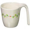 Shinano Chemical Industry 971820 Melamine Tableware, Leafy UD Mug, Large