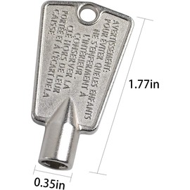 216702900 Juego de llaves de puerta de congelador para Frigidaire, Kenmore, GE - Sustituye a AP2113733, AP4071414, AP4301346, PS1991481, PS2061565, 06599905, 08037402, 12849 Paquete