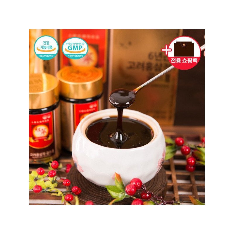Korean Ginseng Distribution 6년근 고려홍삼정 골드 4P (250g x 4병)