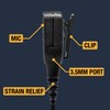 Sheepdog SD28-TA1 Police Remote Shoulder Speaker Microphone, Compatible with Harris