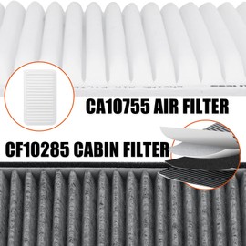 RRITESS - Juego combinado de filtros de aire para motor y cabina reemplaza al número: filtro de aire CA9360/filtro de CA CF10132.