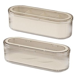 Soporte para Esponja de Maquillaje, 2 uds., con 4 Compartimentos