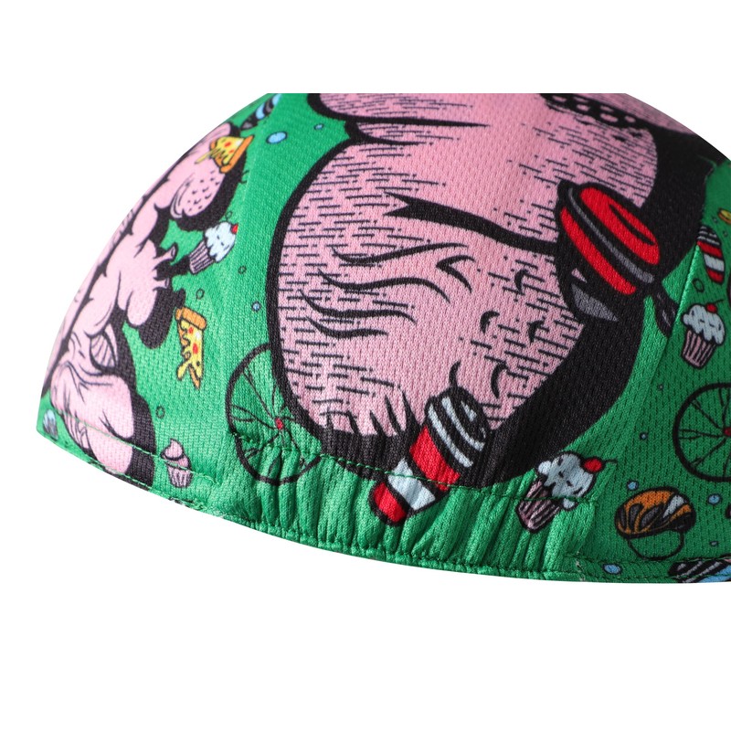 Bikingbros Skull Cycling Cap - Polyester Skeleton Cycling Hat-Under Helmet