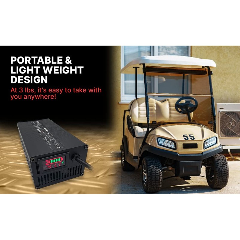 36V EZGO Marathon Golf Cart Battery Charger with SB50 Connector