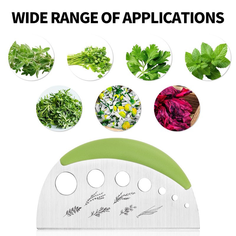Leaf Stripper Tool, Stainless Steel 2 in 1 Herb Stripper