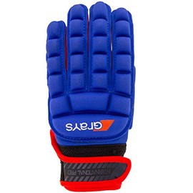 International Pro Left Hand Hockey Glove - Blue/Red - size XXS