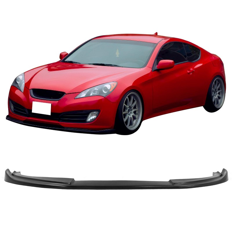 IKON MOTORSPORTS Front Bumper Lip Compatible With 2010-2012 Hyundai Genesis