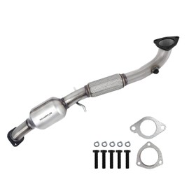 PULCHERFLOW Rear Catalytic Converter Compatible with 2012 2013 2014 2015 2016 2017 Buick Verano 2.4L l4 Catalytic Convertor High Performance (EPA Compliant)