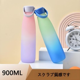 MYEEDA Water Bottle, 30.4 fl oz (900 ml), Plastic Bottle, Stylish, Easy to Wash, Elementary School Students, Girls, Boys, Stylish, Slim, Sports Water Bottle, Lightweight, Large Capacity, Sports Drink,