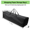Newbob Christmas Wrapping Paper Storage Bag, Gift Wrap Organizer Storage