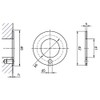 Anlaufscheiben (Form T) GTM-1115-010 / Ø d1= 11mm / d2=
