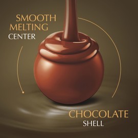 Lindt LINDOR Assorted Chocolate Truffles 90 Count Gift Box, Chocolate Candy with Smooth, Melting Truffle Center, 38.4 oz. Box