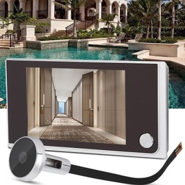 Electronic Door Viewer with Doorbell 3.5 Inch Digital LCD 120 Degree Wide Viewing Angle Door Viewer