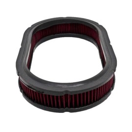 Cobra-Tek 12 x 2 Inch Oval Washable Red Cotton Air Cleaner Filter