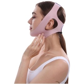 Chin Strap for Sleeping，Anti Snoring Devices to Stop Snoring，Snore Stopper for Sleeping Adjustable & Breathable for Men，Women (Black, One size)