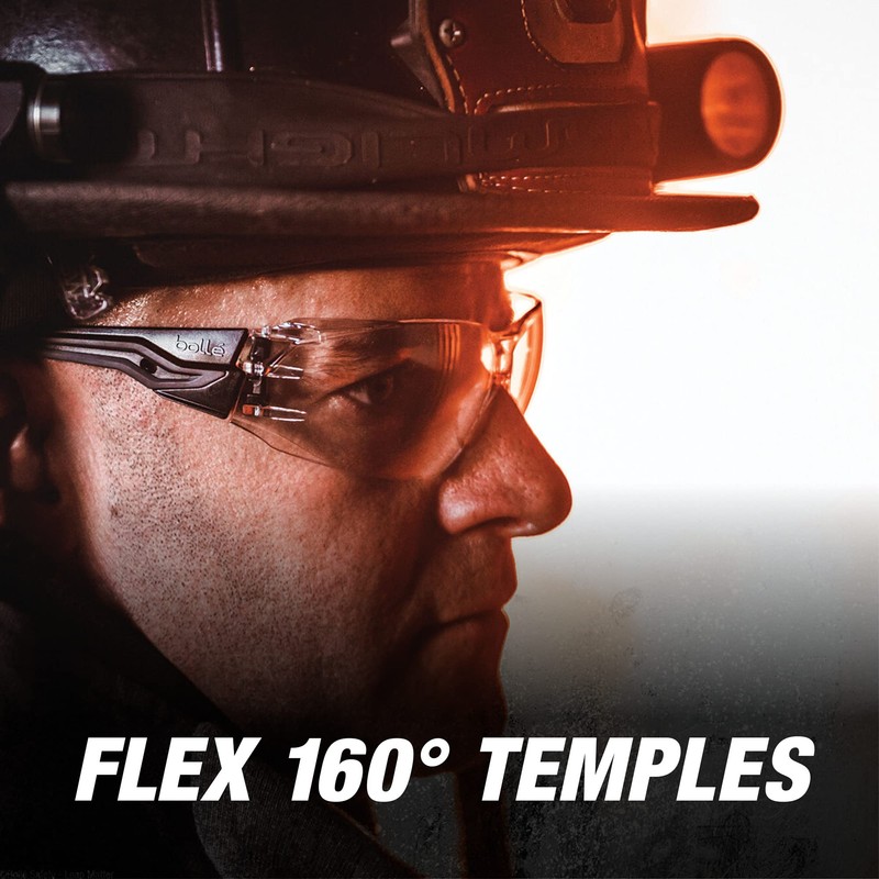 Bolle Tactical SILIUM+ Safety Spectacles PC Smoke Platinum PC BSSI