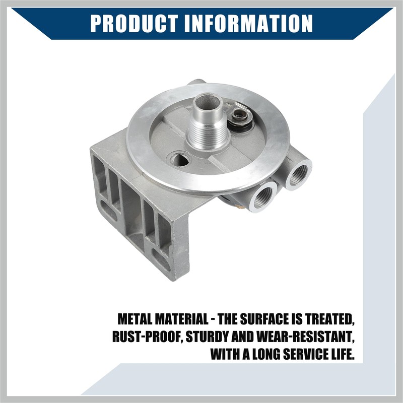 RATCHROLL 3/8" NPT 1-14" Diesel Fuel Filter Mounting Base/Hand Priming