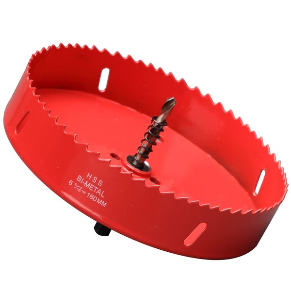 Hole Saw 160 mm, M42 HSS Hole Drill Set Bi-Metal