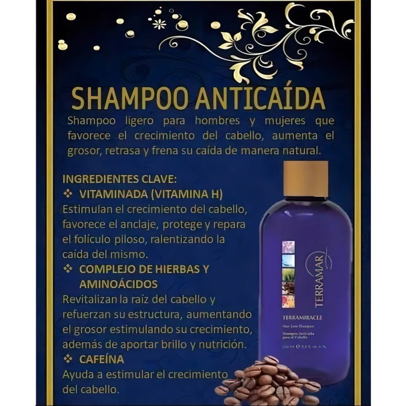 Set Tratamiento Anticaida + Shampoo Terramar