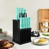 CuCut 16-Piece Kitchen Knife Set with Block - High Carbon