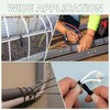 YELARXI Zip Ties Plastic Cable Ties, Self-Locking Wire Zip Tie