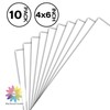 Mat Board Center, 10 Pack 4x6 White Backing Boards, Cardboard