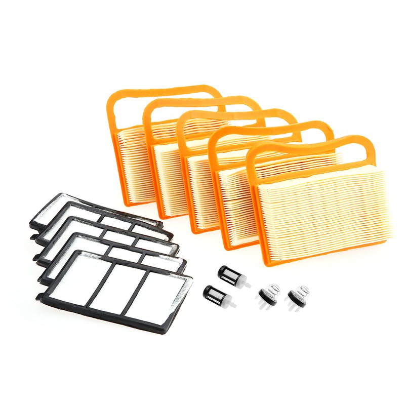 5Pcs Air Filter & Fuel Filter Primer Bulb for Stihl