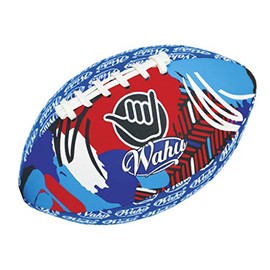 WAHU Mini Footy Ball – Waterproof Neoprene Football with Real Laces & Raised Grip – Beach, Backyard or Park Play – Air-Filled Bladder for Custom Bounce