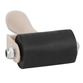1.38 Inch Rubber Brayer Roller Rubber Roller Art Ink Painting Printing Roller Punch Tool Plastic Handle (Primary Colour)