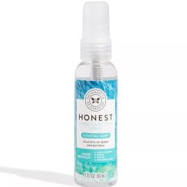 The Honest Company Plant-Based Hand Sanitizer Spray | Coastal Surf, 2 oz