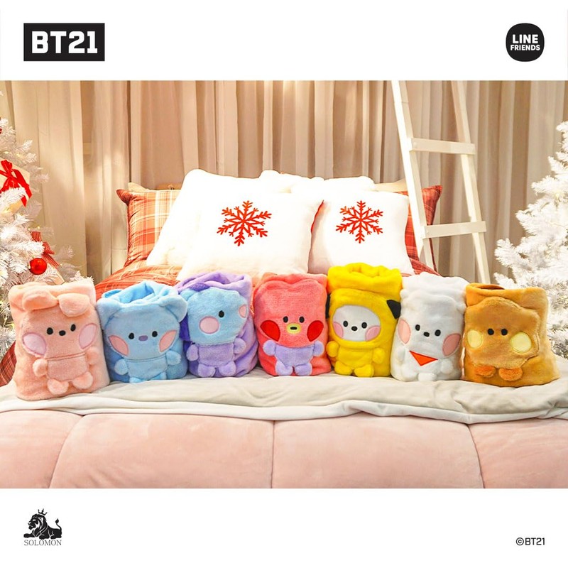 Solomon Shoji BT21 Minini Blanket BRK-BT21-M BLANKET Interior Throw Blanket,