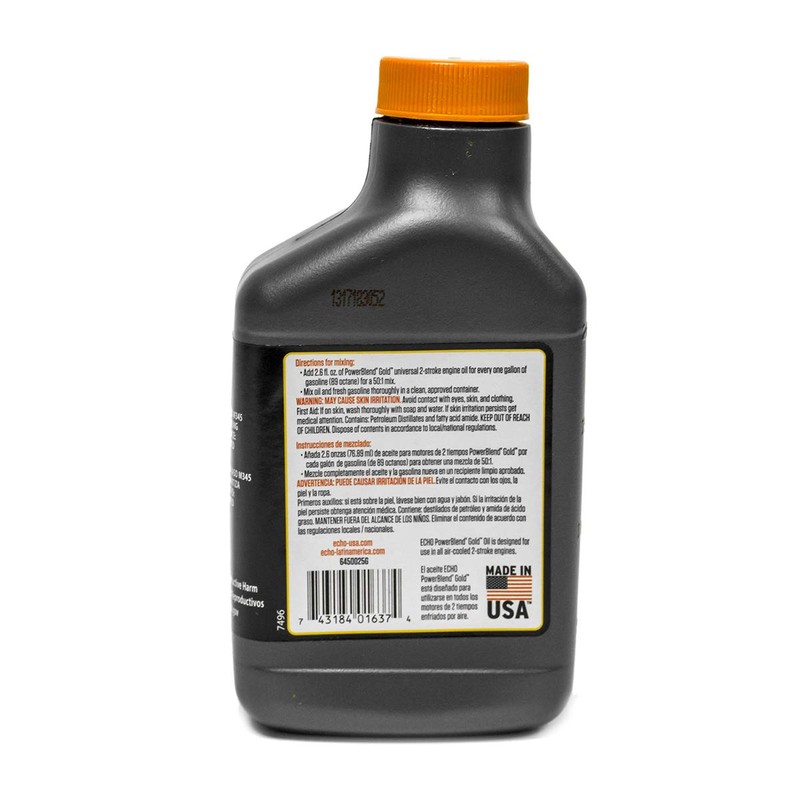 Echo 24PK Oil 6.4 oz Bottles 2 Cycle Mix for