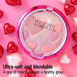 Physicians Formula Happy Booster Glow & Mood Boosting Blush, Silky Smooth Formula, Hypoallergenic, Blends Easily with Radiant Finish – Natural