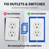 4 PCS 1/4" Single Gang Box Extender, Outlet Box Extender