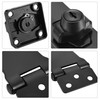Lpraer 2 Pack 4 Inch Keyed Hasp Locks Twist Knob