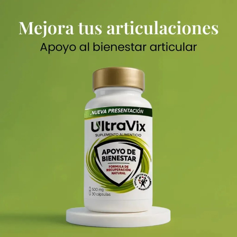 Ultravix Mejora Articulaciones Reduce Inflamación 100cp Sabor