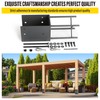 Epcee 2Pack Heavy Duty Stainless Steel U-Shape Fence Post Holder